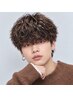 《髪型も髪色も変えたい方へ》メンズカット+ケアパーマ+フルカラー [men's] 
