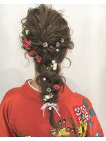 リリィ ヘアデザイン(LiLy hair design) ＬｉＬｙ　ｈａｉｒ　◇　和装編みおろしスタイル