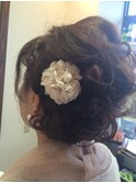 結婚式ヘアセット