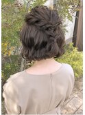 顎ラインボブのヘアアレンジ