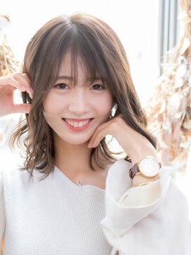 スイート ヘアデザイン(Suite HAIR DESIGN) 大人かわいい無造作カール☆外ハネ×ふんわり愛されミディ