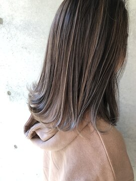 ニコ(nico...) ホワイトピンク　ハイライト