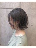 外ハネシースルーレイヤーボブ