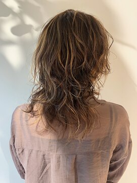 ナルヘアー 越谷(Nalu hair) 30代40代50代越谷美容室/ハイライトウルフパーマ