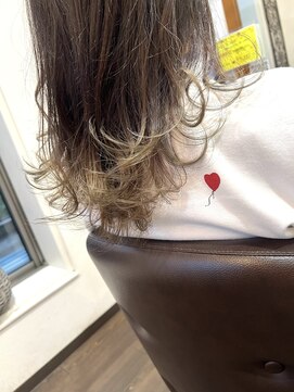 ヘアストーリー リズム(hair story r ism) お団子にしちゃえばバレない♪裾グラデーション♪30代40代50代