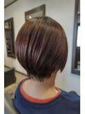 ◎ショート×部分縮毛◎