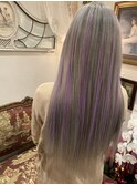 シルバー×ラベンダーハイライトStyle