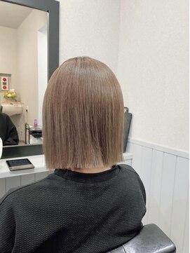 シエル(ciel) プッツンボブ☆クリアグレージュ☆ブリーチ無し