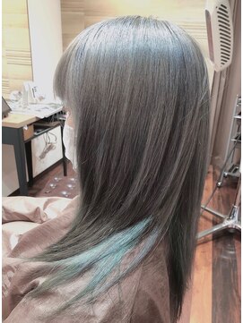 ビューティーサロン ホープ(beauty salon HOPE) ロングスタイル　　【インナーカラー・ケアブリーチ】