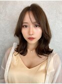 【Loom.林】くびれヘア/韓国ヘア/ペールベージュ