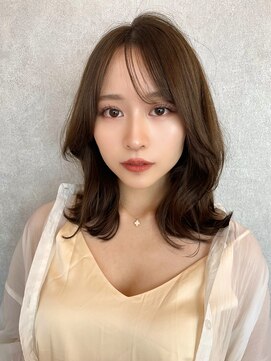 ルームバイシー 新宿(Loom. by Sea) 【Loom.林】くびれヘア/韓国ヘア/ペールベージュ