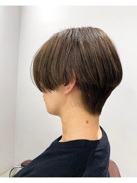 サルファ ヘアデザイン 名古屋 丸の内(S.ALPHA HAIR DESIGN) ハンサムショート×アッシュベージュ