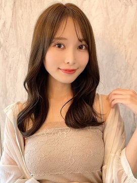 ルームバイシー 新宿(Loom. by Sea) くびれヘア/韓国風前髪/ショコラベージュ【Loom.林】