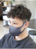 ツイストスパイラルパーマツイストパーマメンズパーマ刈り上げ
