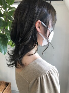 モワ 仙台(Mois) レイヤーロングフルバング髪質改善フルバングイメチェン仙台