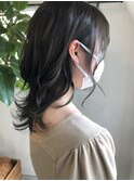 レイヤーロングフルバング髪質改善フルバングイメチェン仙台