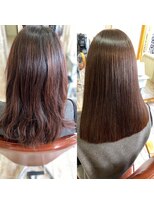 ヘア クレール(hair CREER) 髪質改善カラー+高濃度髪質改善トリートメント
