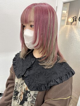 アオ(ao.) イメチェン似合わせカット/ハッシュカット/レッドブラウン