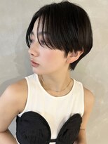 パーク(PARK)&nbsp;【PARK】ハンサムショート×グレージュブラック