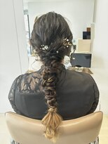 ビオラバイフーガ 綱島(Viola by FUGA)&nbsp;スーパーロング編み込みアレンジ♪10代20代30代40代