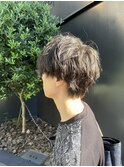 緩めパーマ
