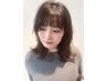 ◆期間限定◆好評！カット+透明感カラー＋トリートメント　9500