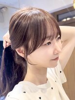 ビューネオ(VIEW NEO)&nbsp;前髪/顔まわりカット/似合わせ/アッシュブラウン/谷町四丁目