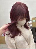 ブリーチ1回~のピンクカラー