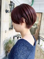 ラグーン 原宿 表参道(LAGOON)&nbsp;大人可愛い似合わせカットショートボブメルティピンク30代40代