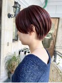 大人可愛い似合わせカットショートボブメルティピンク30代40代