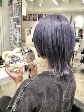 トーキョー オタクヘアー(TOKYO OTAKU HAIR) ▼あんスタ 椎名ニキ 推しカラー ブルーグレー シルバーカラー
