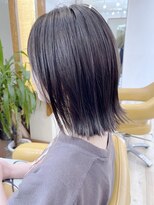 モリオ フロム ロンドン 成増店&nbsp;【morio成増/児玉】切りっぱなし　ミディアム　暗髪