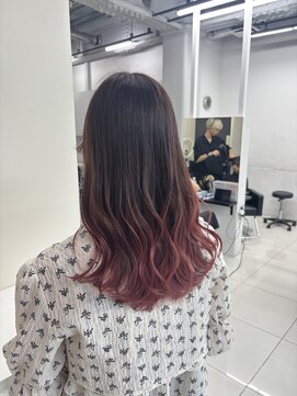 アライブ ハラジュク(ALIVE harajuku) 【ALIVE 夕貴】チェリーピンクグラデーションカラー