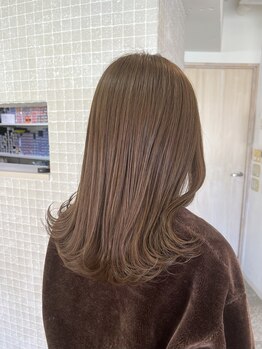 ヨハヘアガーデン(YOHA HAIR GARDEN)の写真/大好評☆似合わせのトレンドカラーでこの冬を♪《炭酸トリートメント+カット+イルミナカラー¥10000》