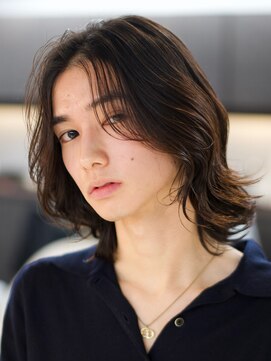 アンサー 渋谷(ANSWER) メンズミディアム メンズボブ 毛流れスパイラル