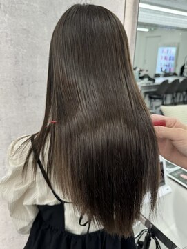 ロンドワン 三宮元町(Lond one) 柔らか雰囲気オリーブベージュ/エヌドットカラーでさらさらに