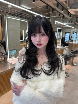ロンドウル 熊本(Lond ulu) 暗めカラー/レイヤーカット/髪質改善/縮毛矯正/韓国ヘア