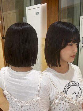 チャンネル(channel) 顎ラインでぱつっとボブ