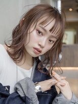 ギークス(GEEKS) 【GEEKS渋谷】オン眉ボブ/ミディアムレイヤー/冬カラー/20代30代