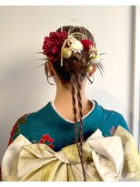 ギネス(Giness)&nbsp;水引×編みおろしシニヨン