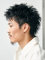 テン 心斎橋(tenn.) 心斎橋スパイキーショートアップバングツーブロック短髪30代40代