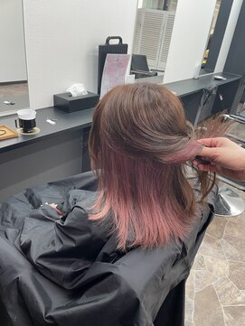 ヘアースマイルクー(HAIR SMILE COEUR) 【COEUR/TOMOYA】インナーピンク☆