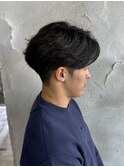 MEN’S HAIR/サーフカール/刈り上げセンターパート/群馬高崎
