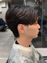 エルマーク 京都駅前(L-MARK)&nbsp;ニュアンスパーマ/センターパート/マッシュ/カルマパーマ/メンズ