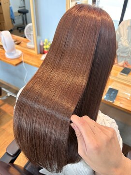 アン ブリーチ(UN BLEACH) ブリーチなしダブルカラー×髪質改善トリートメント