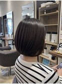 大人ガーリー/ダークアッシュ/似合わせカット