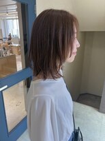 シロ(ciLo) くびれレイヤーミディ×ピンクベージュ