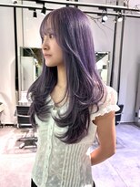 シェリ 天神(CHERIE)&nbsp;nuance purple × layer cut