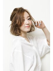 簡単くるりんぱヘアアレンジ