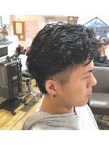 ヒマワリ(HIMAWARI)&nbsp;メンズパーマ ツーブロック  大人 かっこいい